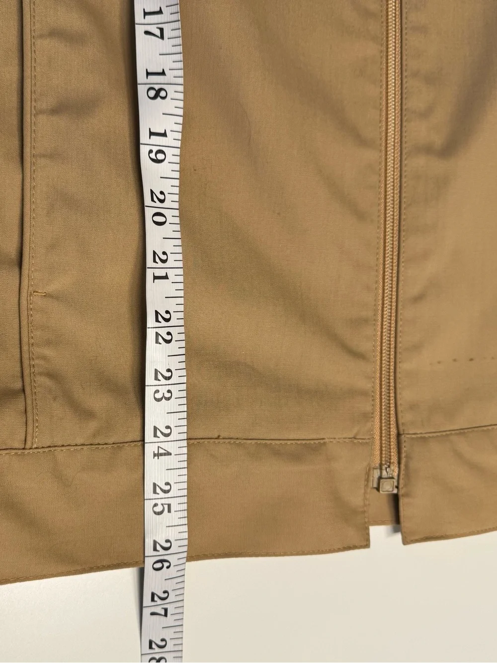 VTG 1980s LONDON FOG Harrington Jacket Front Zip Slant Pocket Mesh Lined Sz 38